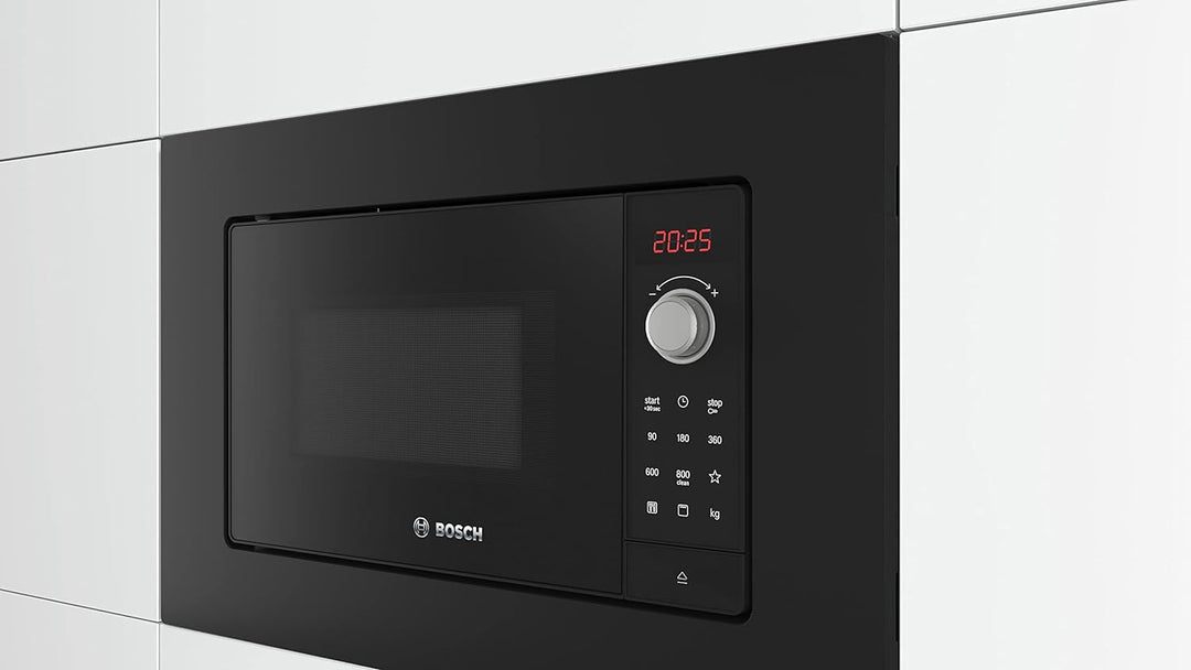 Bosch Elettrodomestici BEL623MB3 Serie 2 Einbaumikrowelle, 60 x 38 cm, schwarz