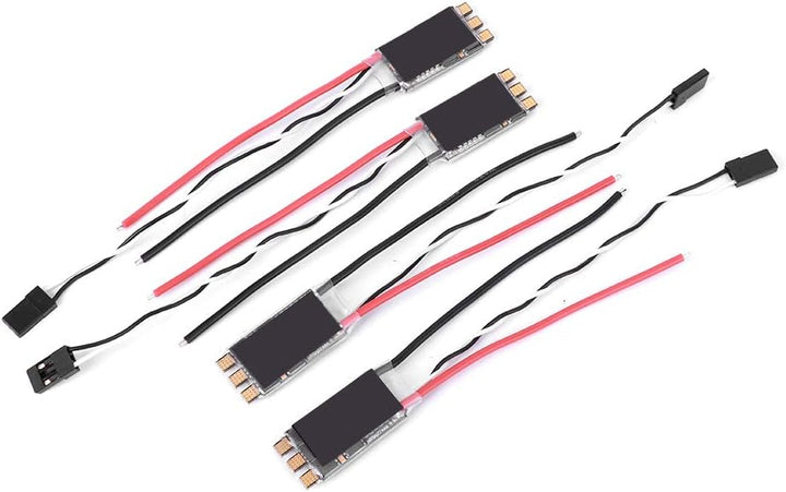 RC Brushless ESC, 30A - S 2‑6S Brushless ESC Ersatzteil Geeignet für Multicopter Quadcopter(Schwarz)