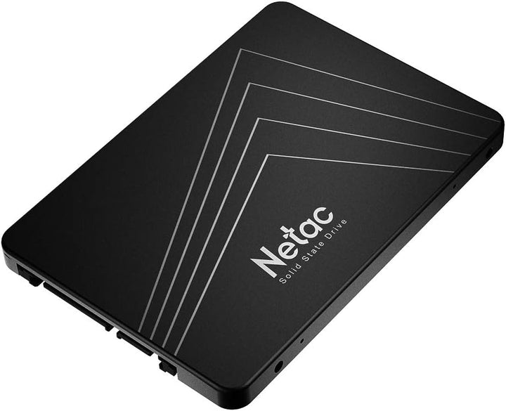 Netac SSD 120GB, SSD Festplatte Intern Sata 3.0 2,5 Zoll für Laptop, PC, Desktop, (N530S, Schwarz, 3