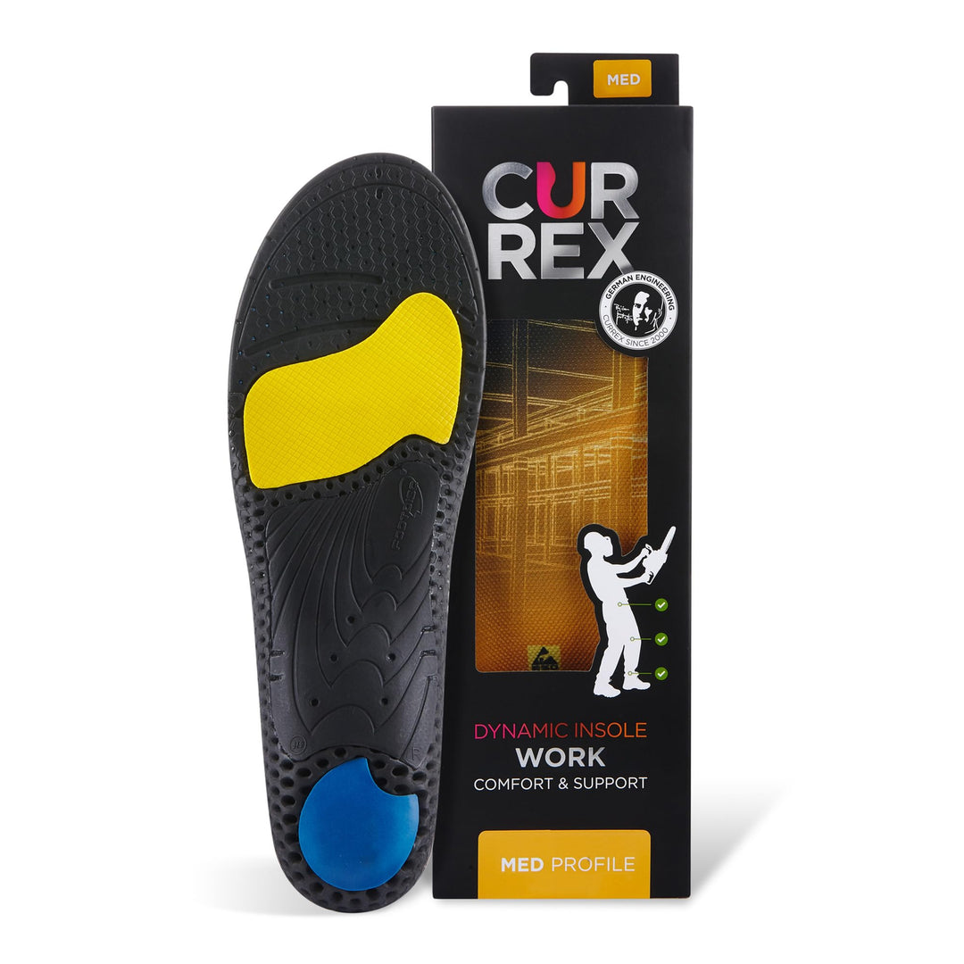 CURREX WorkPro Einlegesohle für Arbeitsschuhe – Upgrade für deine Sicherheitsschuhe , EU 39,5-41,5 ,