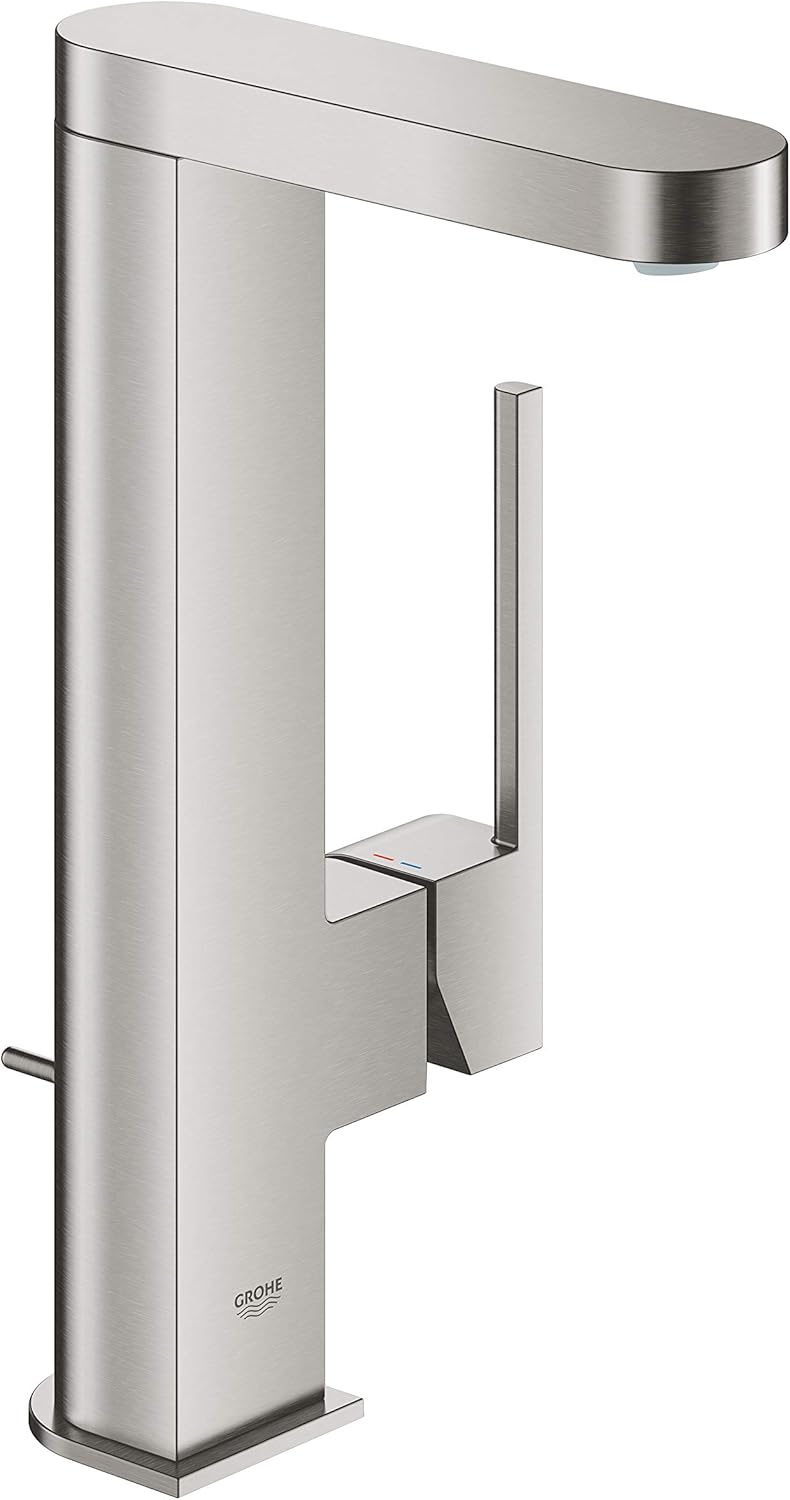 GROHE 23843DC3 Plus Einhand- Waschtischbatterie, supersteel
