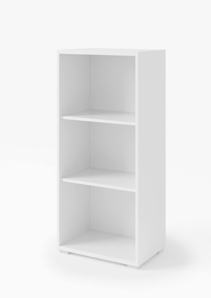möbelando Aktenregal >Clermont< (BxHxT: 52,5x114x35 cm) in weiss - 52,5x114x35cm (BxHxT) Weiss Akten