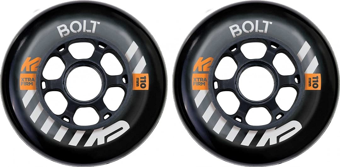 K2 Skates URBAN Bolt 110 MM 90A 2-Wheel Pack – Black – 30F3016