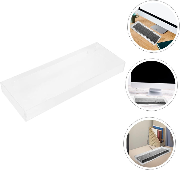 Cabilock Durchsichtige Tastaturabdeckung Tastaturschutzständer Tastaturabdeckung Acryl Transparent T
