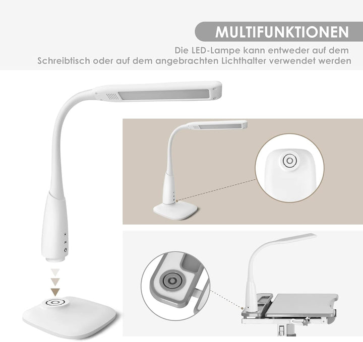 JOYLDIAS Kinderschreibtisch höhenverstellbar, Schülerschreibtisch Jugendschreibtisch mit Lampe, Schr