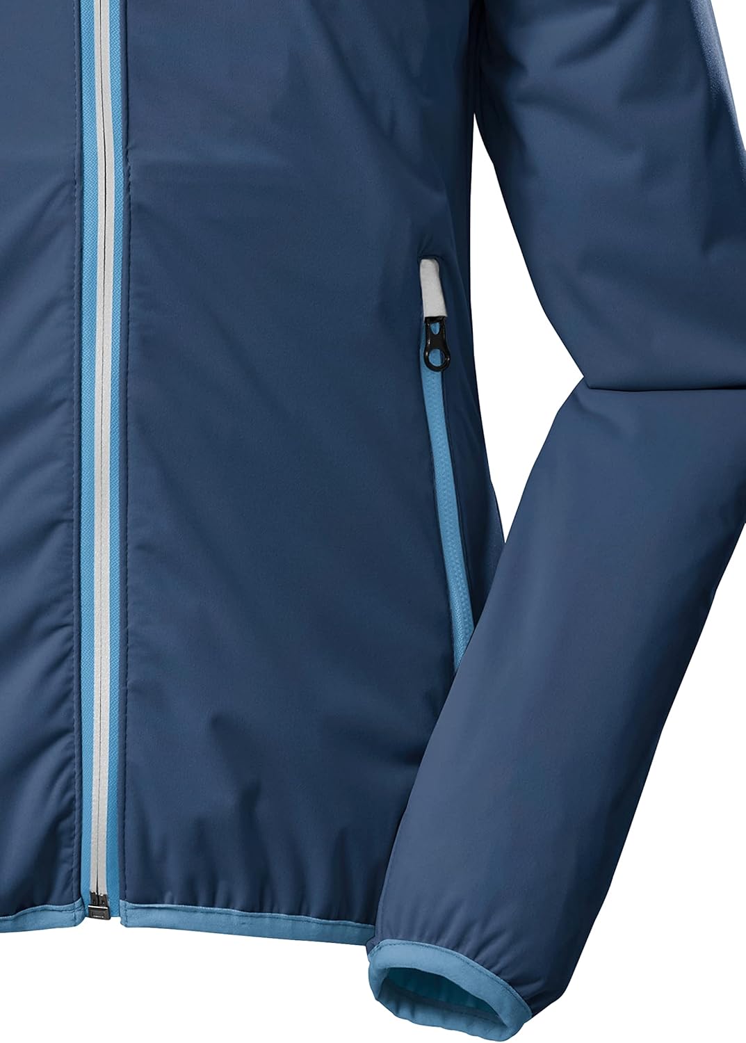 Killtec Mädchen Kos 229 Grls Jckt 2-Lagen-Funktionsjacke/Outdoorjacke mit Kapuze, packbar 116 dunkel