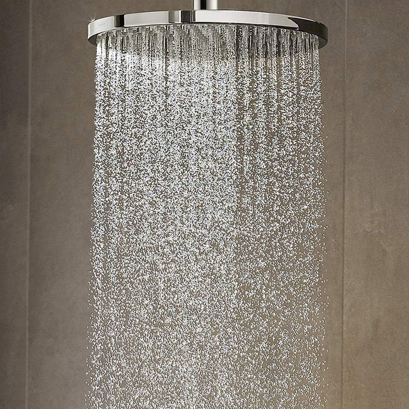 hansgrohe Raindance S - Kopfbrause, runde Duschbrause (⌀ 240 mm), Regendusche mit1 Strahlart (Powder