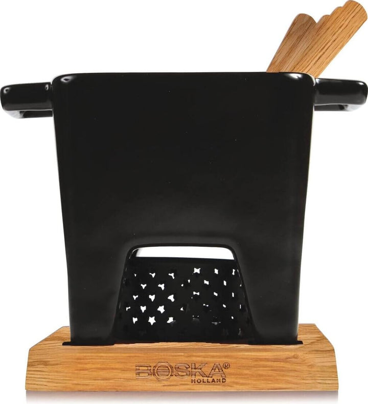 Boska Tapasfondue Nero L - 600 ml - geeignet für Käsefondue