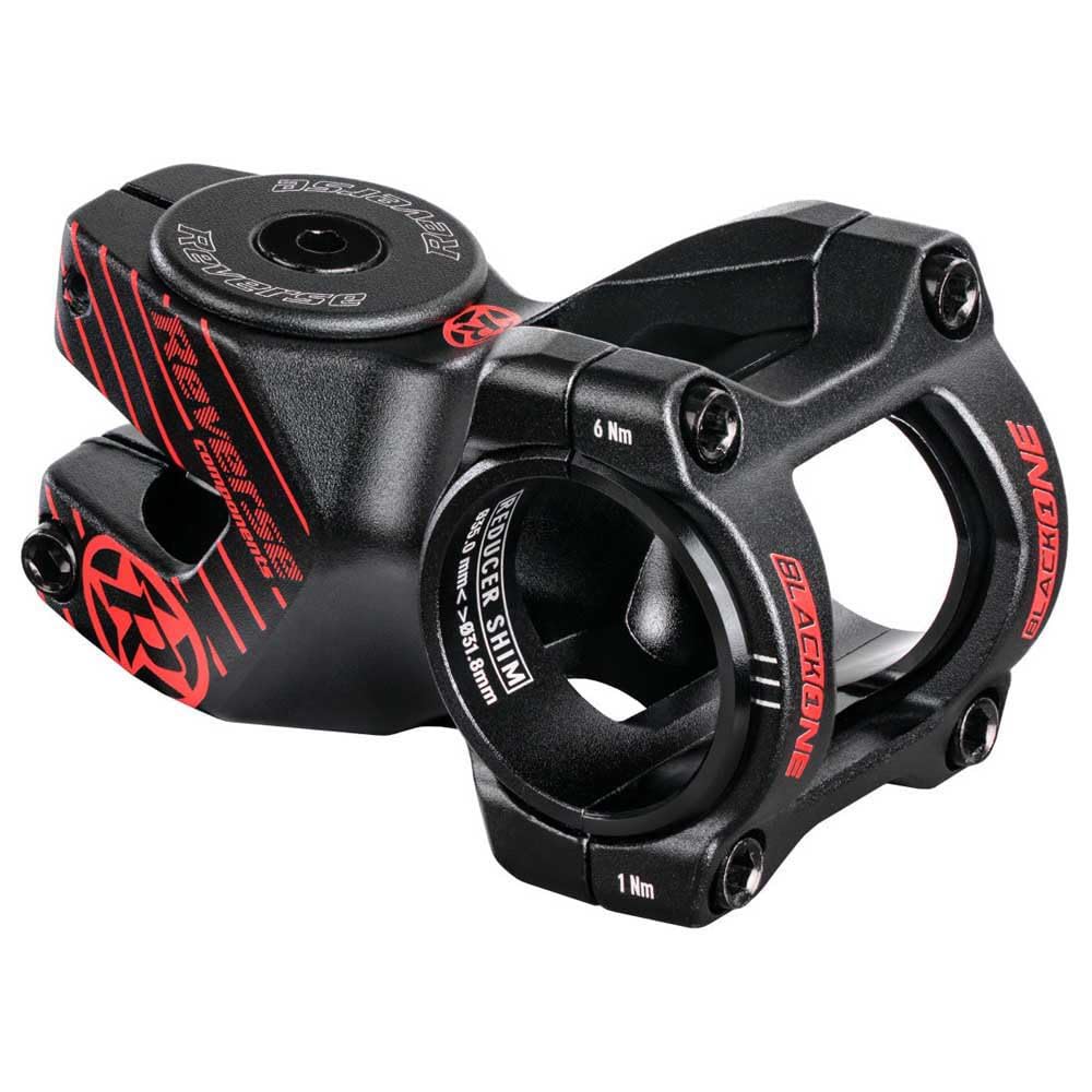 Reverse Black ONE D-2 Vorbau Ø31,8mm schwarz/rot