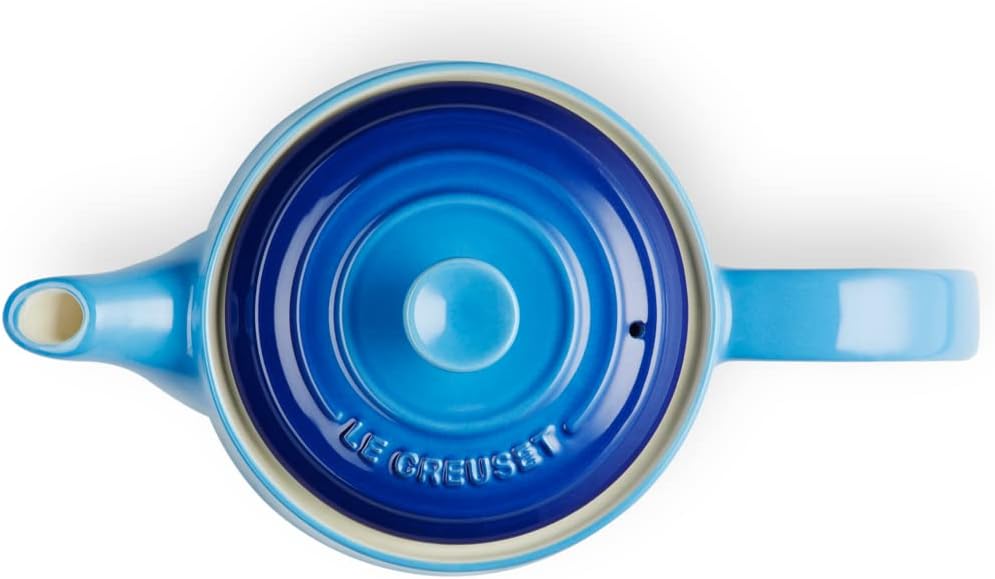 Le Creuset Hohe Kanne aus Steinzeug 1,3 Liter, Steinzeug, Azure, 80703132200003, Azure