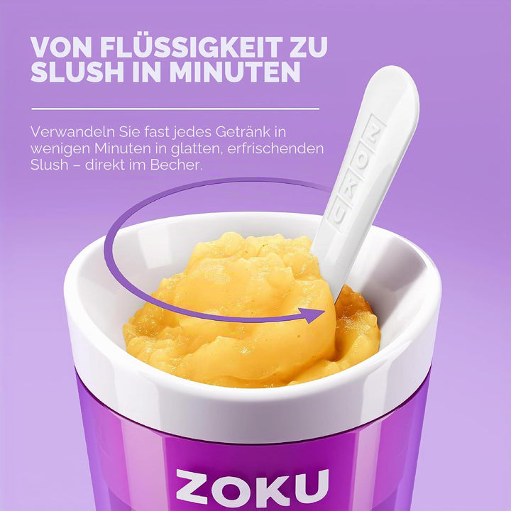 ZOKU Original Slush and Shake Maker - Slushy Cup für Einzelportions-Slushies, Frucht-Smoothies und M