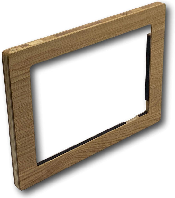 Design Wandhalterung passend für iPad 7|8|9|Air3 aus Eichenholz - hochwertige Tablethalterung - edle