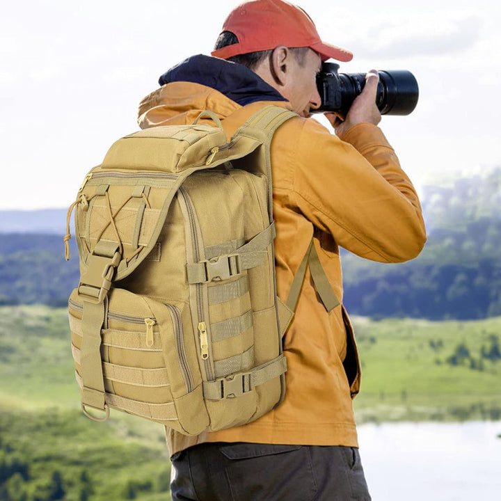 SHANNA Militärrucksack 35L/50L Armee Rucksack Molle, Hohe Kapazität Trekkingrucksack Wanderrucksäcke