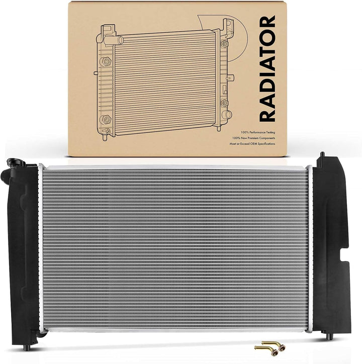 Frankberg Kühler Wasserkühler Motorkühler Kompatibel mit Corolla E12 1.4L 1.8L Benzin 2001-2007 Coro