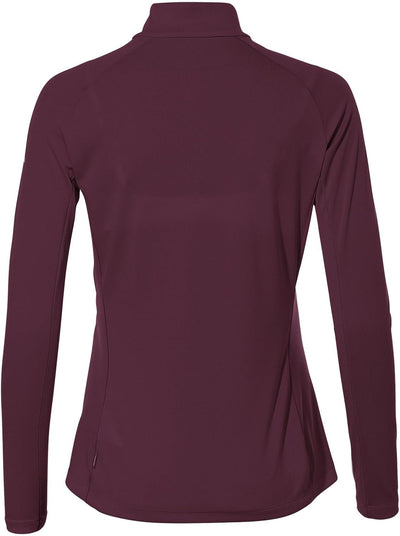 VAUDE Women's Larice Light Shirt II - Langarmshirt Damen - Funktionsshirt Damen 34 Cassis Uni, 34 Ca