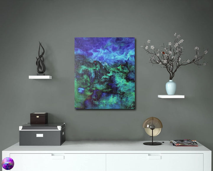 Original Gemälde Abstrakte Malerei Unikat - Strukturgemälde Acrylgemälde Moderne Kunst Wandkunst Hom