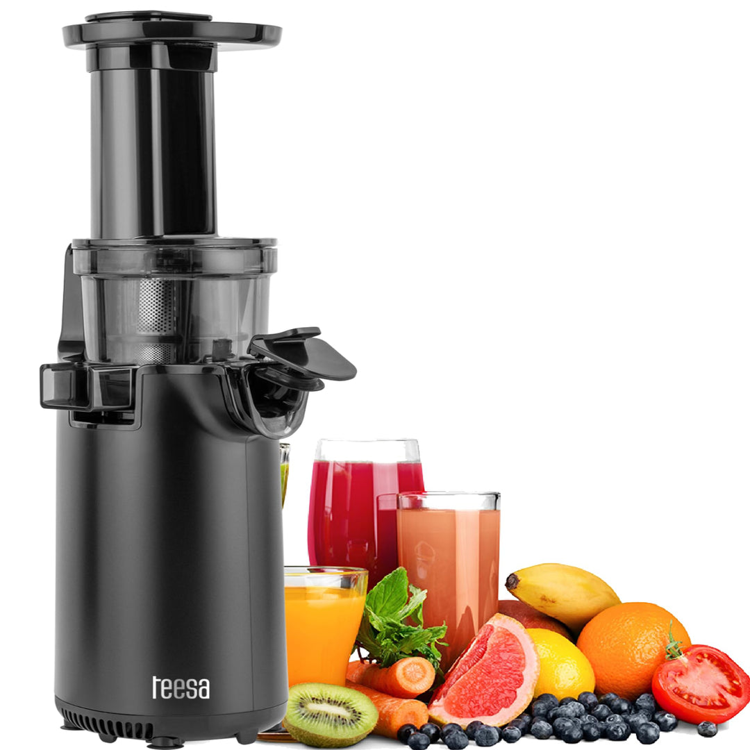 Teesa Kompakter Slow Entsafter BPA-freier Edelstahl TSA3233
