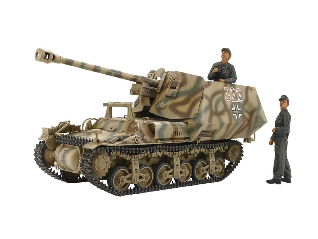 TAMIYA 35370-000 Spielzeug Militär 1:35 Deutscher Sd.Kfz.135 Marder I Jagdpanzer, Modellbausatz, Pla