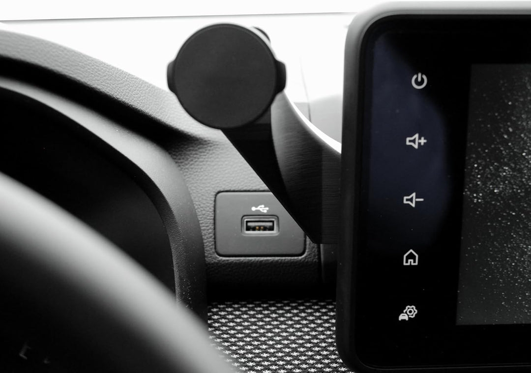 craVeDRIVE Handyhalterung Auto Magnet passt auf den Dacia I Universal Autohalterung Handy I Schwarz