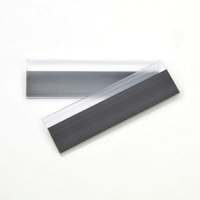 Magnetische Etikettenhalter für Einstecketiketten 200 mm Breit/Tickethalter/Etiketten Halter (66 mm