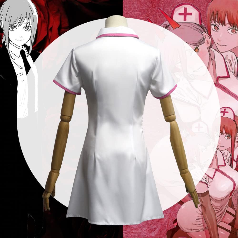 OSIAS Chainsaw Man Anime Cosplay Kostüme Makima/Power Nurse Uniform M, Makima/Power Nurse Uniform M