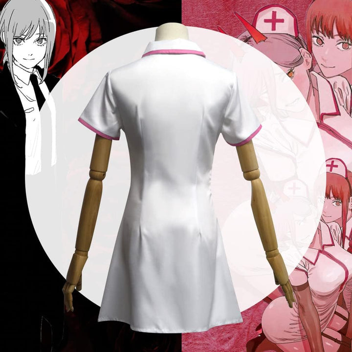 OSIAS Chainsaw Man Anime Cosplay Kostüme Makima/Power Nurse Uniform M, Makima/Power Nurse Uniform M