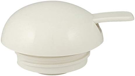 Helios Top Push Thermoskanne Weiss 1L – 6h Heiss - Hält Getränke heiss & kalt – Einhandbedienung – E