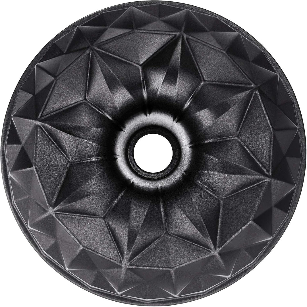 Original Kaiser Inspiration Design-Gugelhupfform 25 cm, Gugelhupf Backform mit geometrischer Oberflä