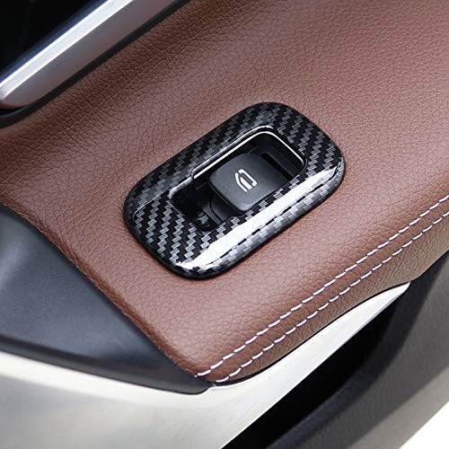 für A Klasse W177 V177, CLA C118 X118 2019-2025 Kohlefaserfarbe Interieur Dekor ABS Kunststoff (Türv