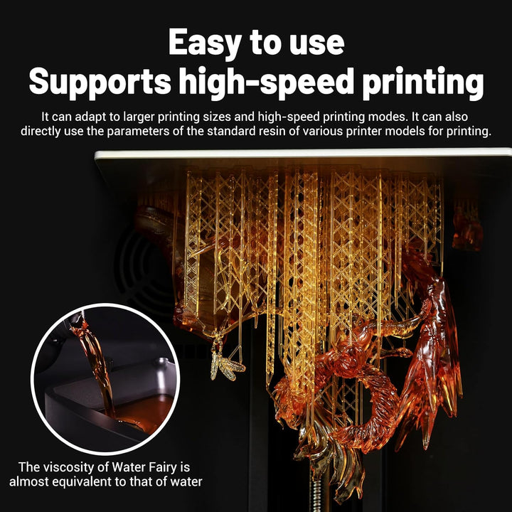 RESIONE Wasserwaschbares Resin for 3D Drucker - Flüssiges 405-nm-Hochgeschwindigkeitsdruckharz mit R