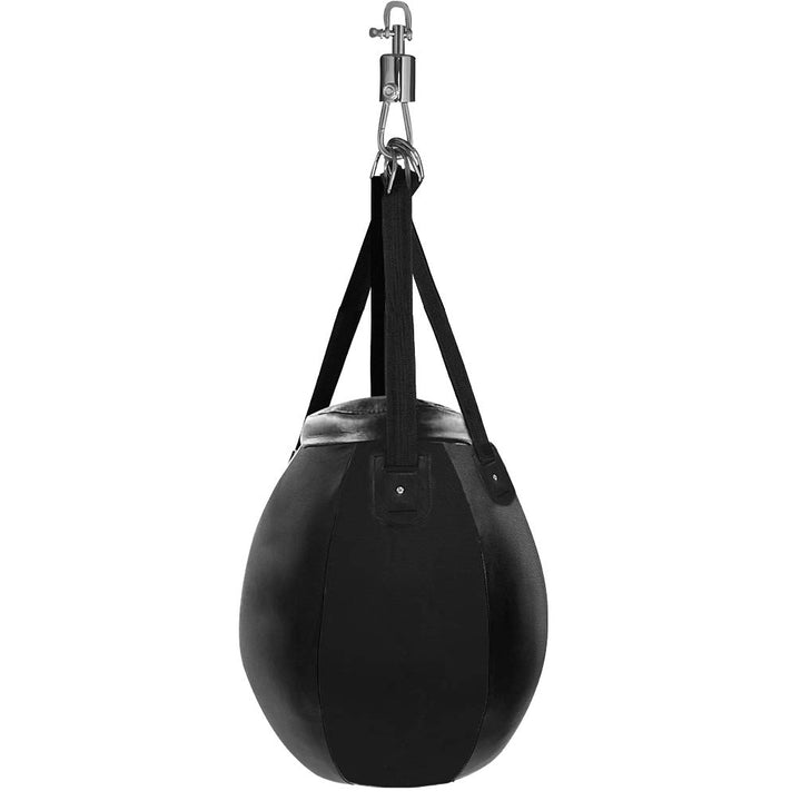 Aoneky Runder Boxsack 120x58cm mit Riemen und Drehzapfen Max Load 55KG - Speedbag für Boxen, Fitness