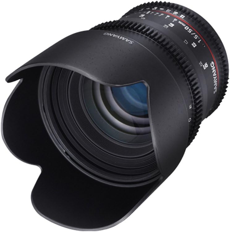 Samyang 50/1,5 Objektiv Video DSLR Sony E manueller Fokus Videoobjektiv 0,8 Zahnkranz Gear, Porträto