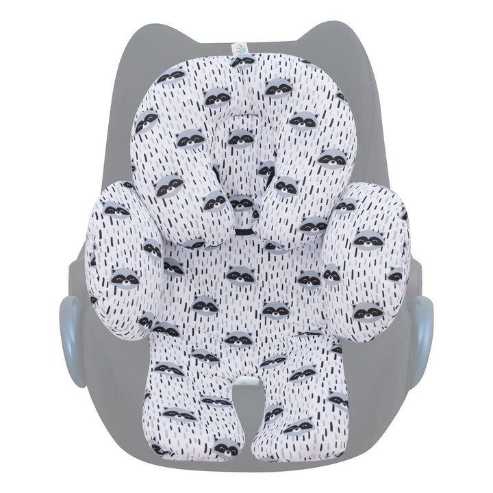 JYOKO Kids Sitzverkleinerer Antiallergikum Universal Baby 100% Baumwolle (Raccoon, Enthält eine Kopf