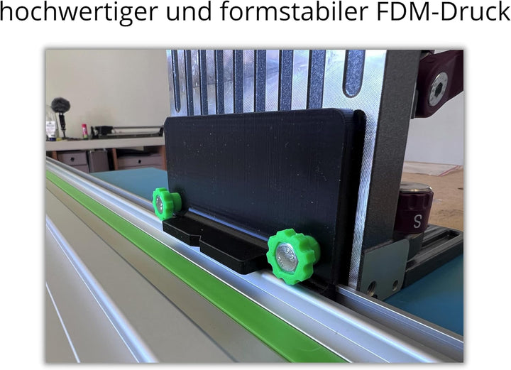 3DHerb Adapter kompatibel mit lamello Classic X Top 10 und Top 21 Fräse passend zur Festool Führungs