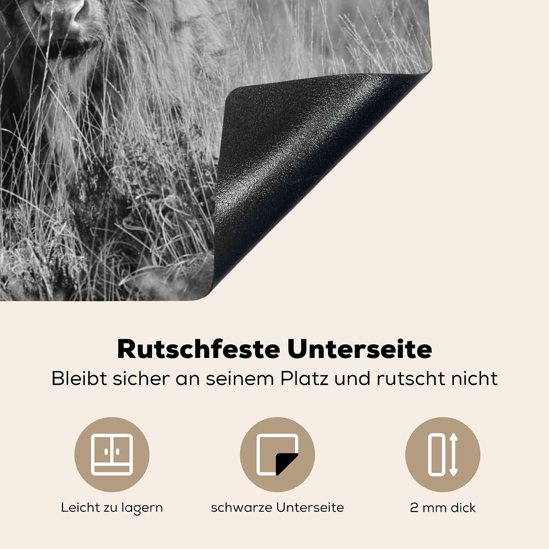 KitchenYeah© Herdabdeckplatte Einteilig Ceranfeld Abdeckplatte Küche Deko Ceranfeldabdeckung Herdabd