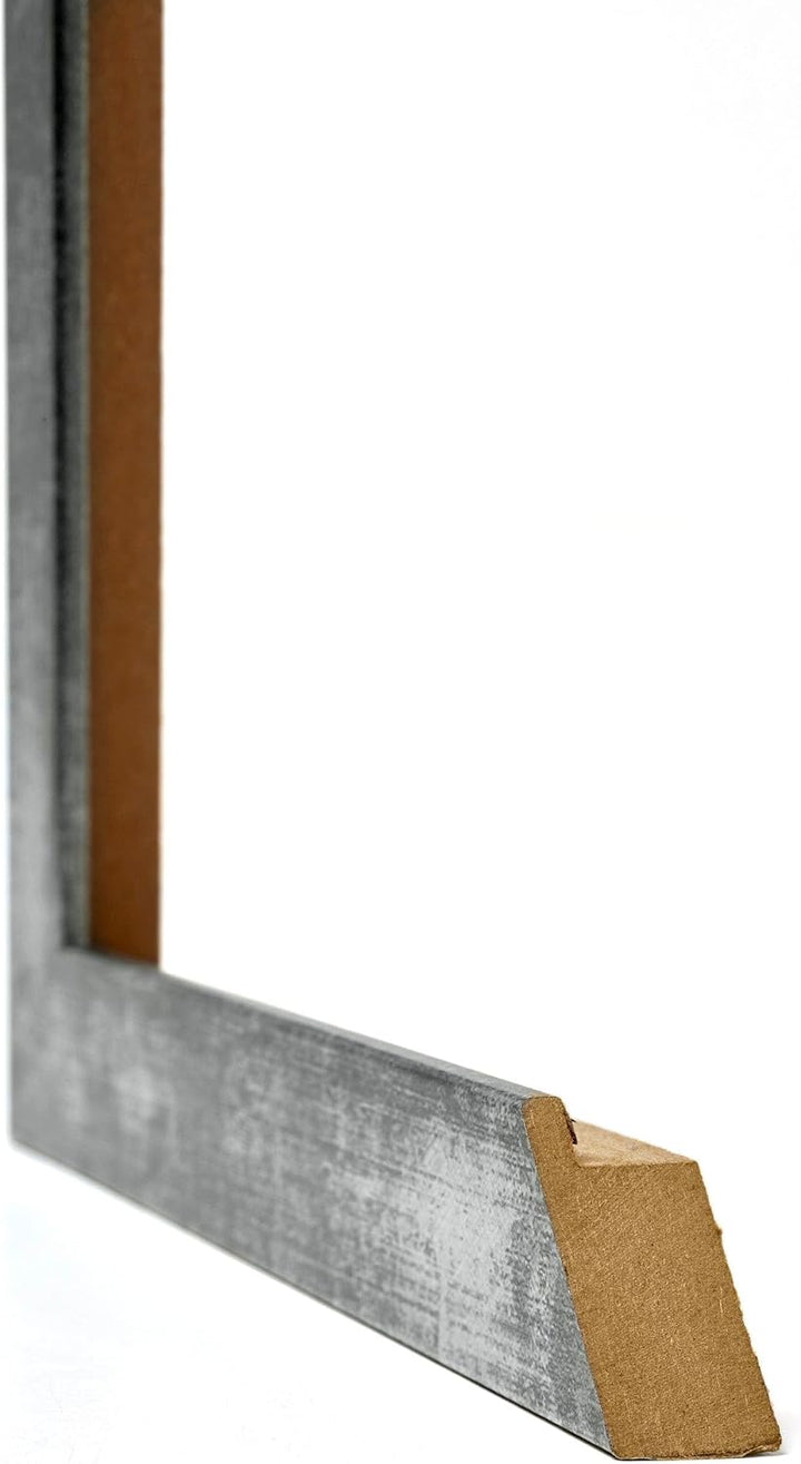yd. Your Decoration - Bilderrahmen 75x100 cm - Eisen Gewischt - Bilderrahmen aus MDF mit Acrylglas -