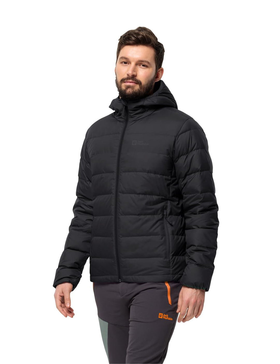 Jack Wolfskin Herren Ather Down Hoody M Daunenjacke S Schwarz, S Schwarz
