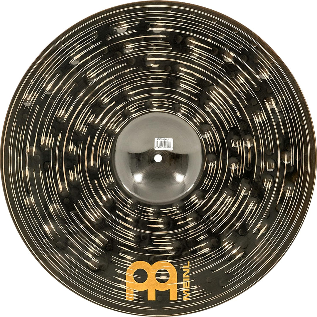 Meinl Cymbals Classics Custom Dark Ride 20 Zoll (Video) Schlagzeug Becken (50,80cm) B12 Bronze, Dunk