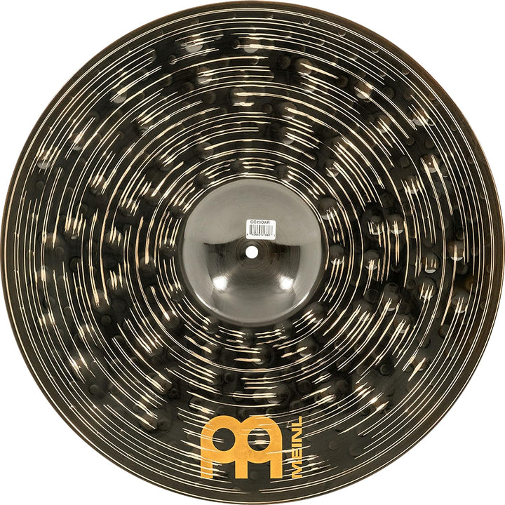 Meinl Cymbals Classics Custom Dark Ride 20 Zoll (Video) Schlagzeug Becken (50,80cm) B12 Bronze, Dunk
