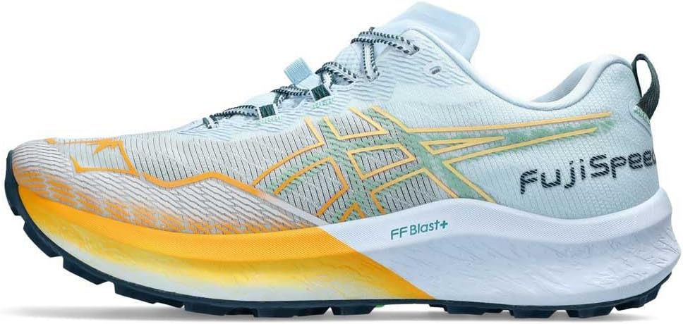 ASICS FUJISPEED 2 Carbon Mann Trailrunning-Schuhe Orange Rot, Light Blue Dark Mint