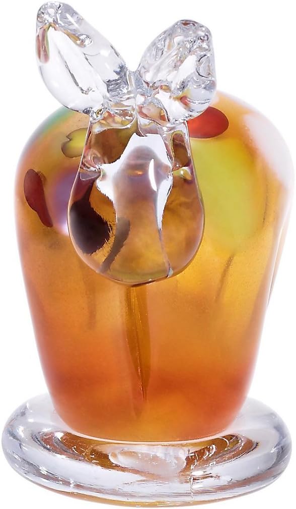 CRISTALICA Glasfigur Elch Hellbraun 12cm