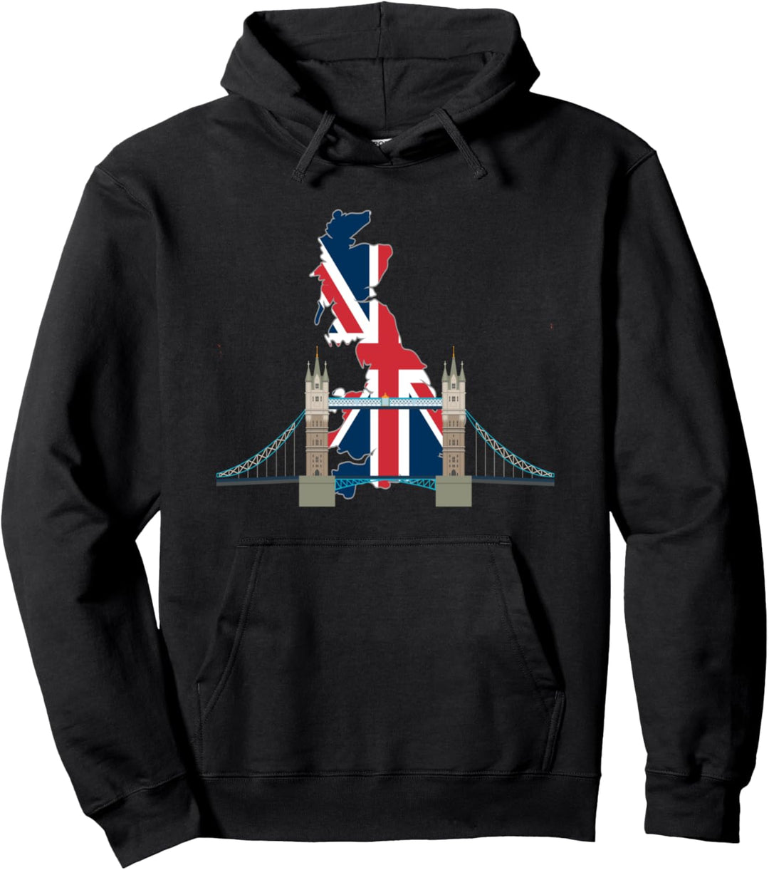 T-Shirt mit Aufschrift "I love London Souvenirs", süsses London Denkmal Kunst Pullover Hoodie