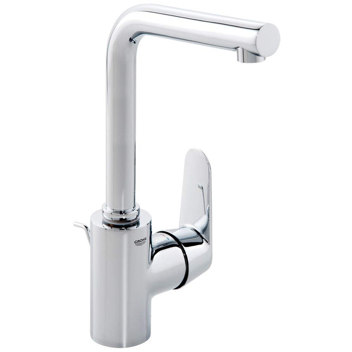GROHE Eurodisc Cosmopolitan | Einhand-Waschtischbatterie, DN 15 L-Size mit Zugstange und GROHE Zero