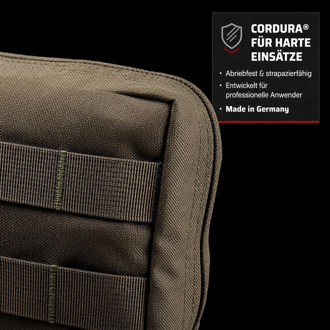 Zentauron MOLLE Utility Pouch Horizontal 1,4L – Cordura Tasche für Rucksäcke, Plattenträger & Schutz