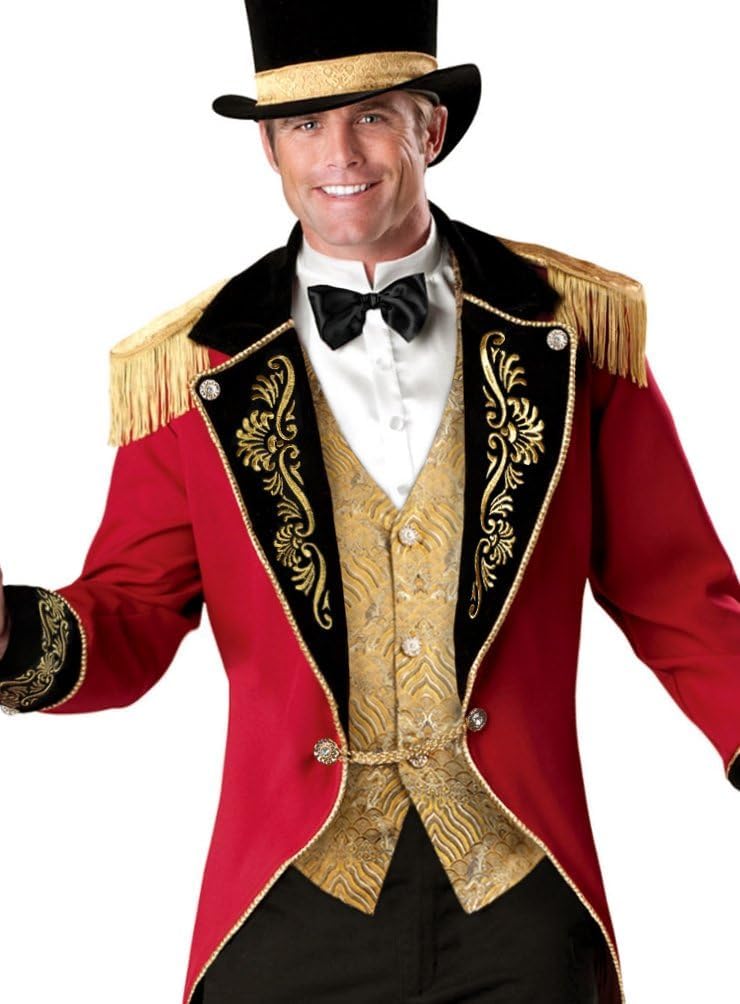 Maskworld Zirkusdirektor Kostüm - Ringmaster - Grösse: L - Kostüm-Klassiker Karneval Halloween & Mot