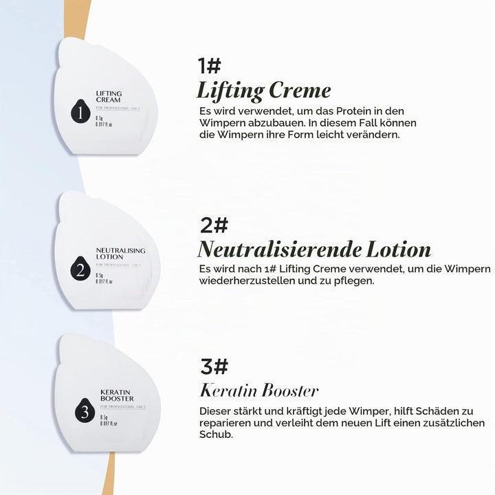 LASHVIEW Lash Lift Kit,Lash Lift,Professional Eyelash Perm Kit,Liquid Set,Semi-Permanent,Curling Per