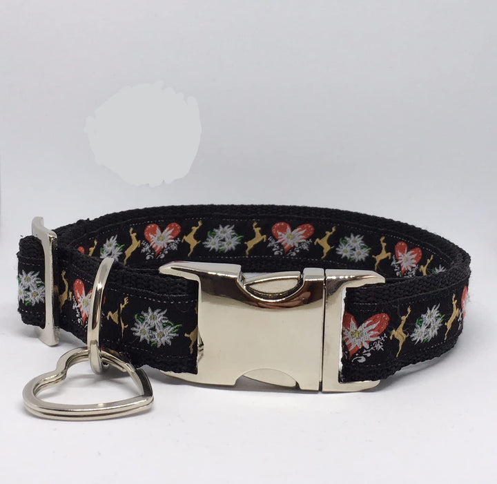 Jimmy und Katz Hundehalsband Trachtenkitz 35-58cm x 2,5cm