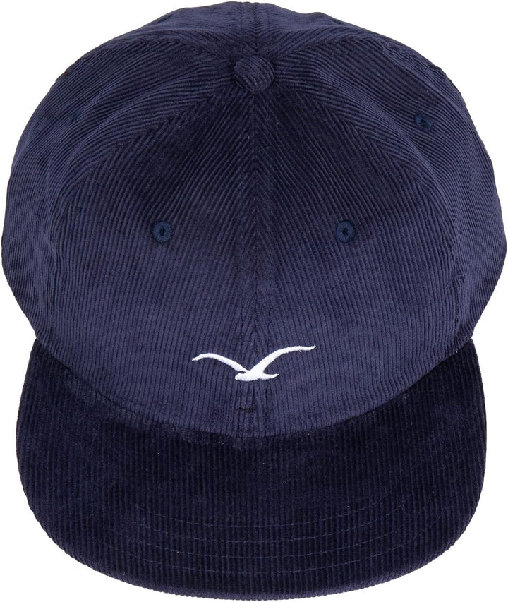 Cleptomanicx Snapback Cap Cord Möwe (Dark Navy)