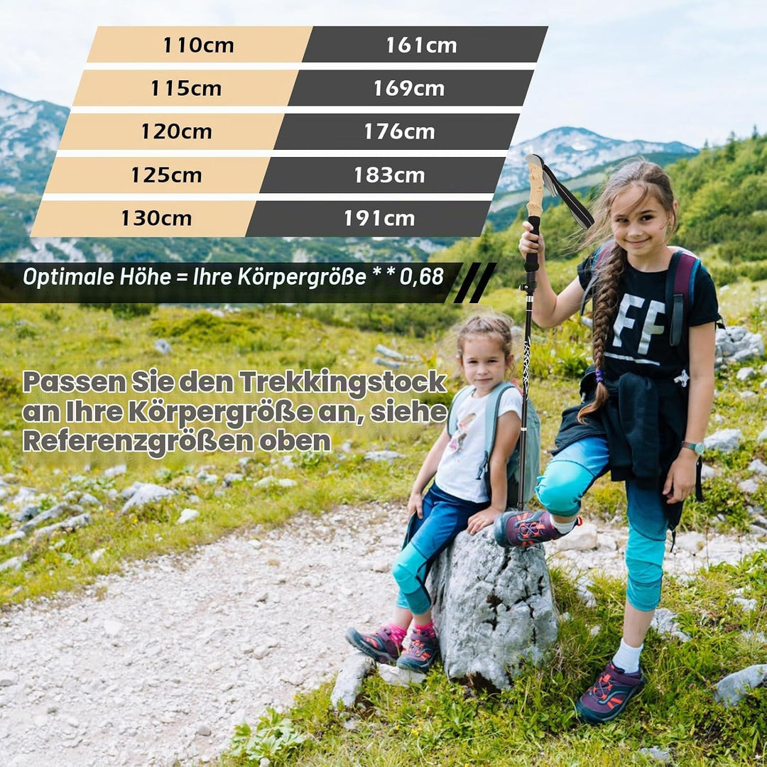 Wanderstöcke Trekkingstöcke Walking Stöcke, Aluminium Wanderstöcke Walking Stöcke Nordic Walking Stö