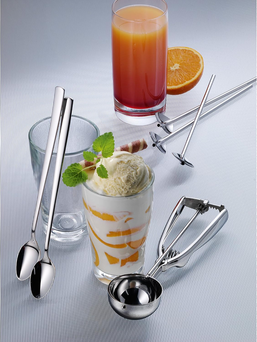 WMF Gourmet Eisportionierer 21 x 5,5 cm, Reis Portionierer, Püreeportionierer, Risottoportionierer &